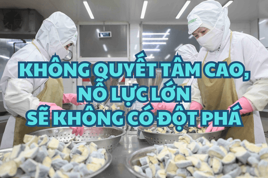 Không quyết tâm cao, nỗ lực lớn, sẽ không có đột phá