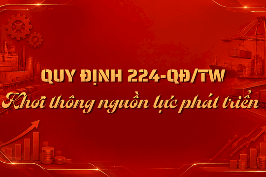Quy định 224-QĐ/TW: Khơi thông nguồn lực phát triển